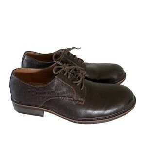 STEVE MADDEN Zilo mens casual brown leather Oxford shoe - 8.5